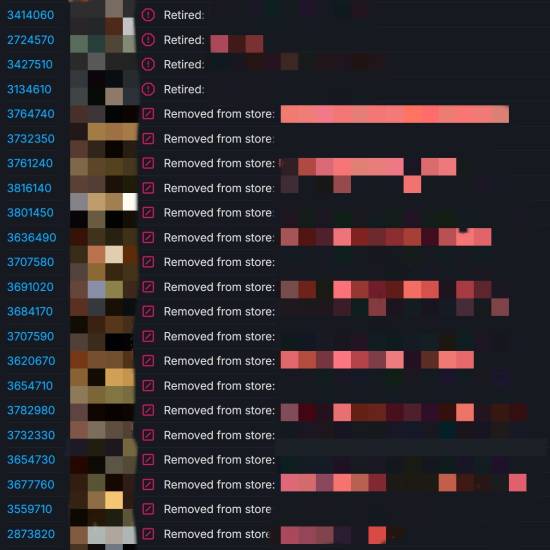 益阳指 Steam新规实行后 已下架一批违反道德的R18游戏